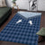 Aloha Hawaii Cowboys Paniolo Area Rug Navy Blue Palaka - Polynesian Pride