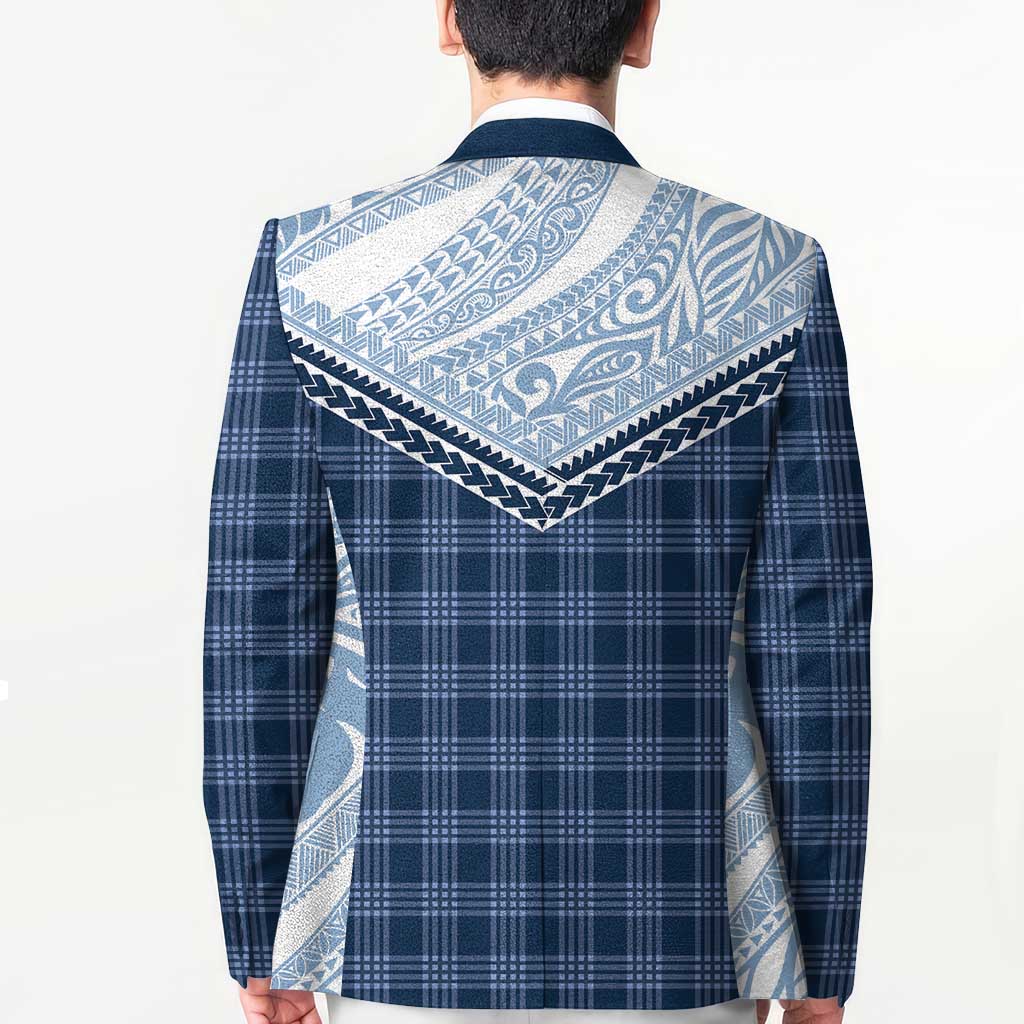 Aloha Hawaii Cowboys Paniolo Blazer Navy Blue Palaka - Polynesian Pride