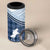 Aloha Hawaii Cowboys Paniolo 4 in 1 Can Cooler Tumbler Navy Blue Palaka - Polynesian Pride