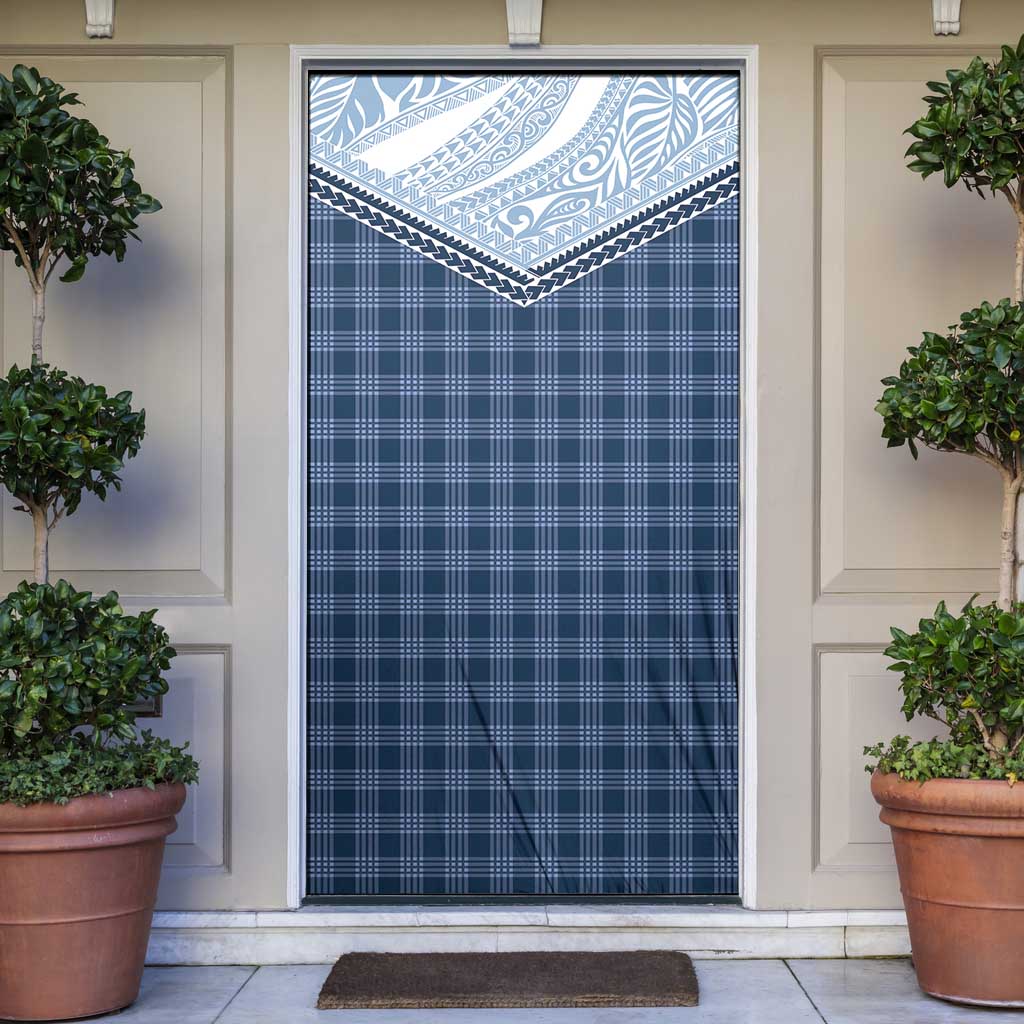 Aloha Hawaii Cowboys Paniolo Door Cover Navy Blue Palaka - Polynesian Pride