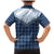 Aloha Hawaii Cowboys Paniolo Family Matching Mermaid Dress and Hawaiian Shirt Navy Blue Palaka - Polynesian Pride