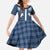 Aloha Hawaii Cowboys Paniolo Family Matching Mermaid Dress and Hawaiian Shirt Navy Blue Palaka - Polynesian Pride