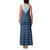 Aloha Hawaii Cowboys Paniolo Family Matching Tank Maxi Dress and Hawaiian Shirt Navy Blue Palaka - Polynesian Pride
