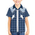 Aloha Hawaii Cowboys Paniolo Family Matching Tank Maxi Dress and Hawaiian Shirt Navy Blue Palaka - Polynesian Pride