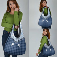 Aloha Hawaii Cowboys Paniolo Grocery Bag Navy Blue Palaka - Polynesian Pride