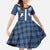 Aloha Hawaii Cowboys Paniolo Kid Short Sleeve Dress Navy Blue Palaka - Polynesian Pride