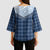 Aloha Hawaii Cowboys Paniolo Kimono Sleeve Blouse Navy Blue Palaka - Polynesian Pride
