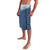 Aloha Hawaii Cowboys Paniolo Lavalava Navy Blue Palaka - Polynesian Pride