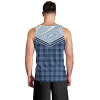 Aloha Hawaii Cowboys Paniolo Men Tank Top Navy Blue Palaka - Polynesian Pride