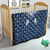 Aloha Hawaii Cowboys Paniolo Quilt Navy Blue Palaka - Polynesian Pride