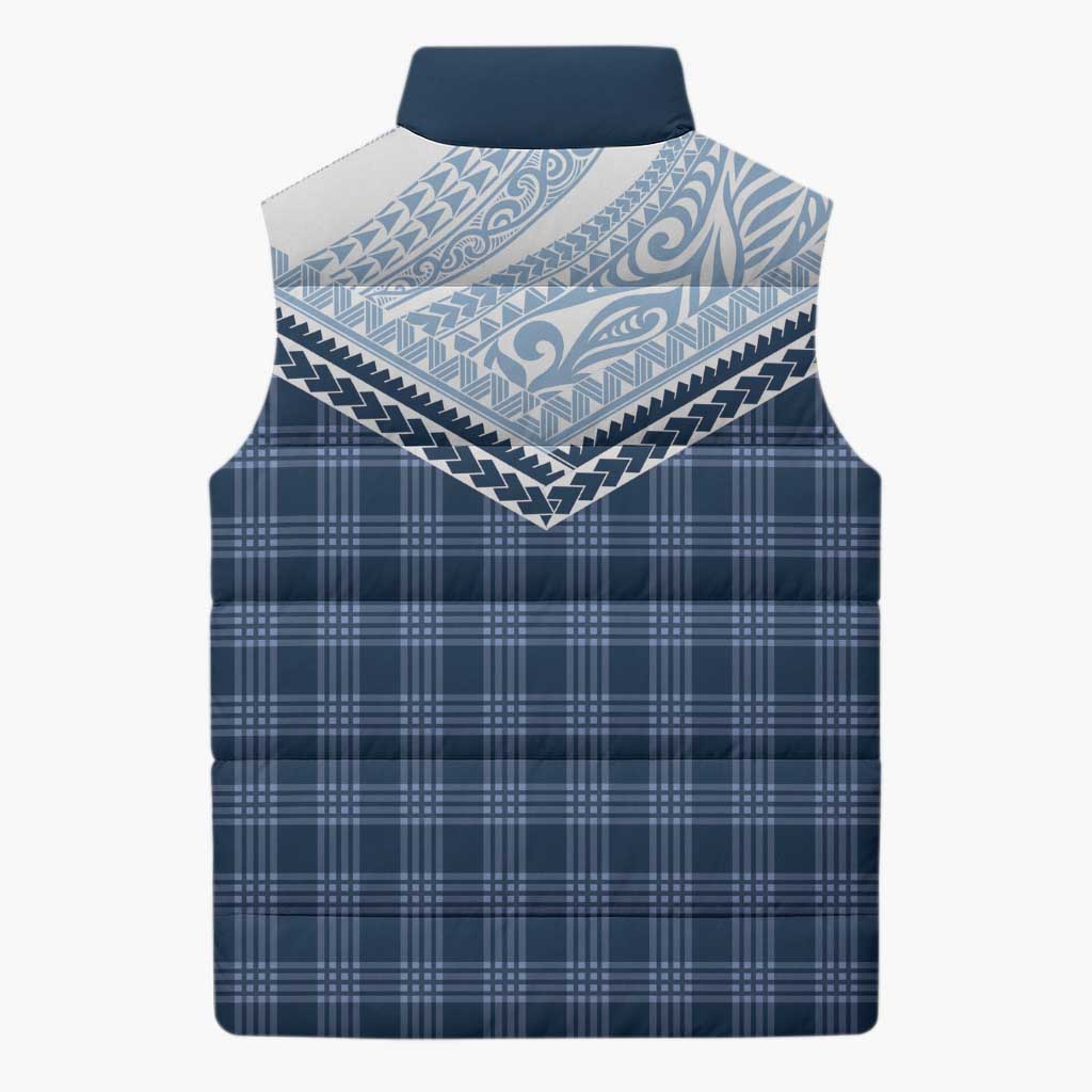 Aloha Hawaii Cowboys Paniolo Sleeveless Puffer Jacket Navy Blue Palaka LT7 - Polynesian Pride