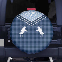 Aloha Hawaii Cowboys Paniolo Spare Tire Cover Navy Blue Palaka - Polynesian Pride