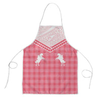 Aloha Hawaii Cowboys Paniolo Apron Rose Palaka - Polynesian Pride