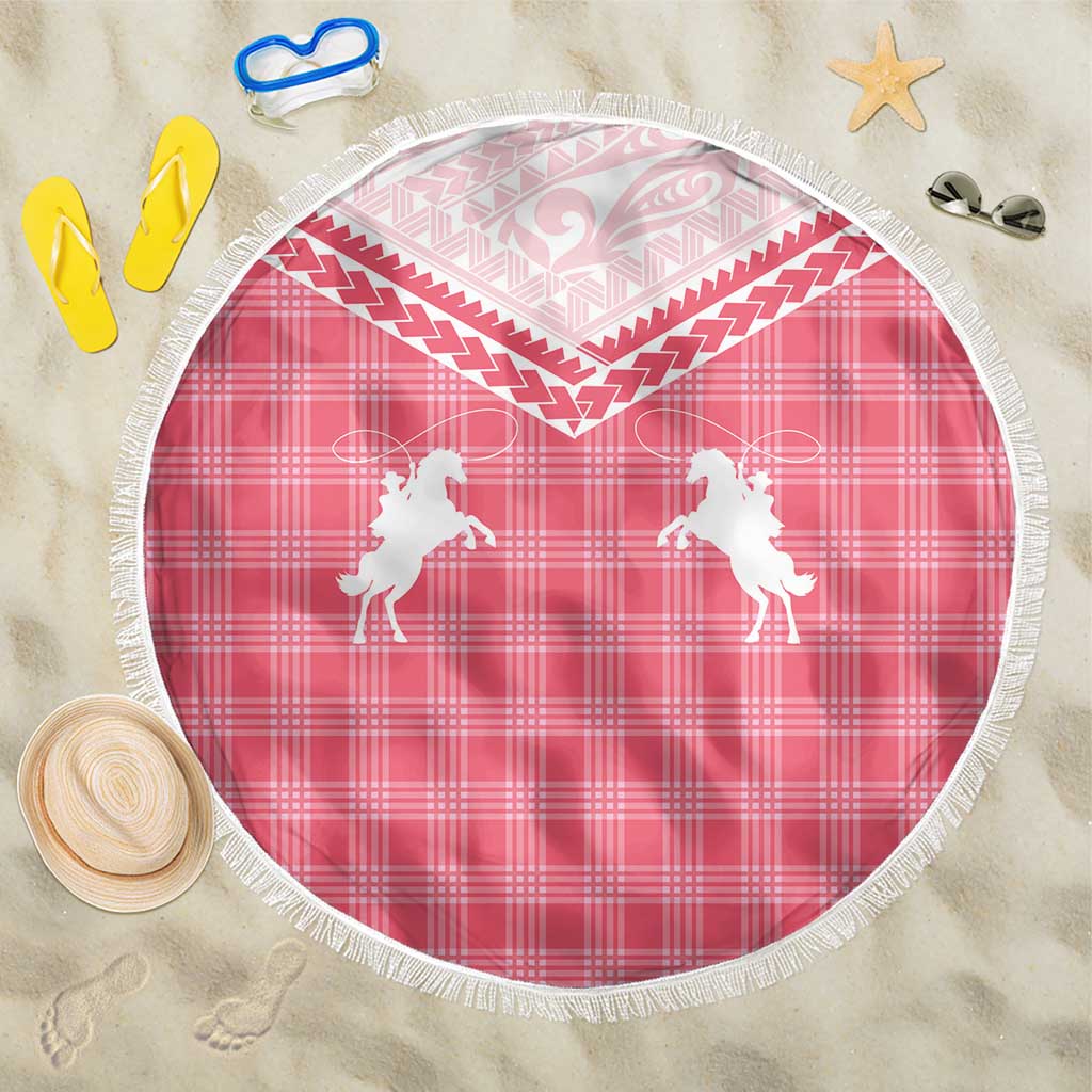 Aloha Hawaii Cowboys Paniolo Beach Blanket Rose Palaka - Polynesian Pride