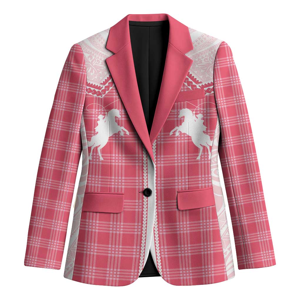 Aloha Hawaii Cowboys Paniolo Blazer Rose Palaka - Polynesian Pride