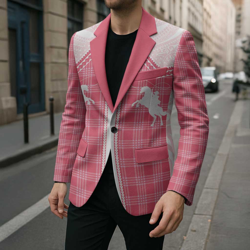 Aloha Hawaii Cowboys Paniolo Blazer Rose Palaka - Polynesian Pride