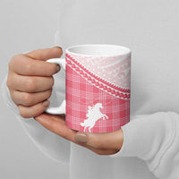 Aloha Hawaii Cowboys Paniolo Ceramic Mug Rose Palaka - Polynesian Pride