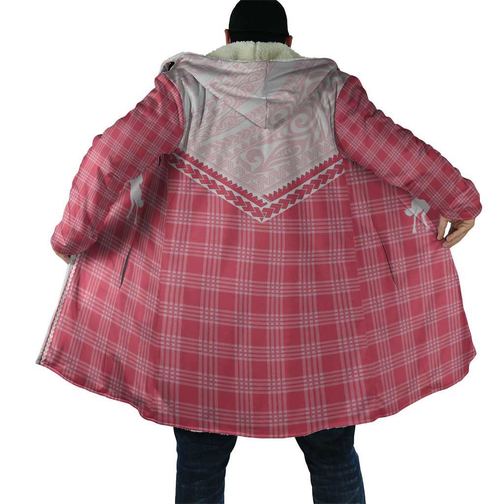 Aloha Hawaii Cowboys Paniolo Cloak Rose Palaka - Polynesian Pride