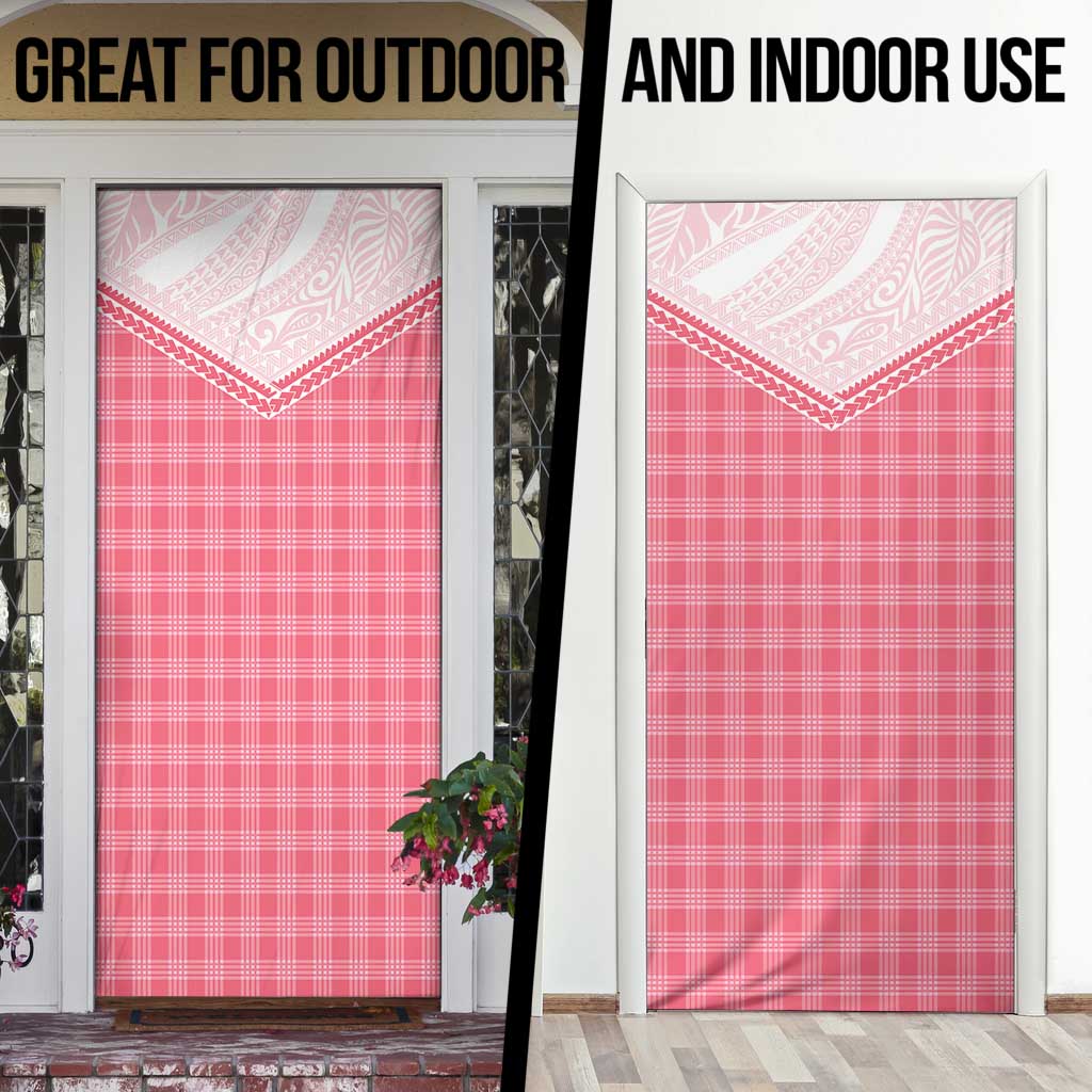 Aloha Hawaii Cowboys Paniolo Door Cover Rose Palaka - Polynesian Pride