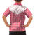 Aloha Hawaii Cowboys Paniolo Family Matching Long Sleeve Bodycon Dress and Hawaiian Shirt Rose Palaka - Polynesian Pride
