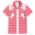 Aloha Hawaii Cowboys Paniolo Family Matching Long Sleeve Bodycon Dress and Hawaiian Shirt Rose Palaka - Polynesian Pride