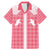 Aloha Hawaii Cowboys Paniolo Family Matching Mermaid Dress and Hawaiian Shirt Rose Palaka - Polynesian Pride