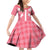 Aloha Hawaii Cowboys Paniolo Family Matching Off Shoulder Short Dress and Hawaiian Shirt Rose Palaka - Polynesian Pride