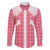 Aloha Hawaii Cowboys Paniolo Family Matching Off Shoulder Short Dress and Hawaiian Shirt Rose Palaka - Polynesian Pride