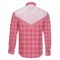 Aloha Hawaii Cowboys Paniolo Family Matching Off Shoulder Short Dress and Hawaiian Shirt Rose Palaka - Polynesian Pride