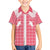 Aloha Hawaii Cowboys Paniolo Family Matching Off Shoulder Short Dress and Hawaiian Shirt Rose Palaka - Polynesian Pride