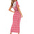 Aloha Hawaii Cowboys Paniolo Family Matching Short Sleeve Bodycon Dress and Hawaiian Shirt Rose Palaka - Polynesian Pride