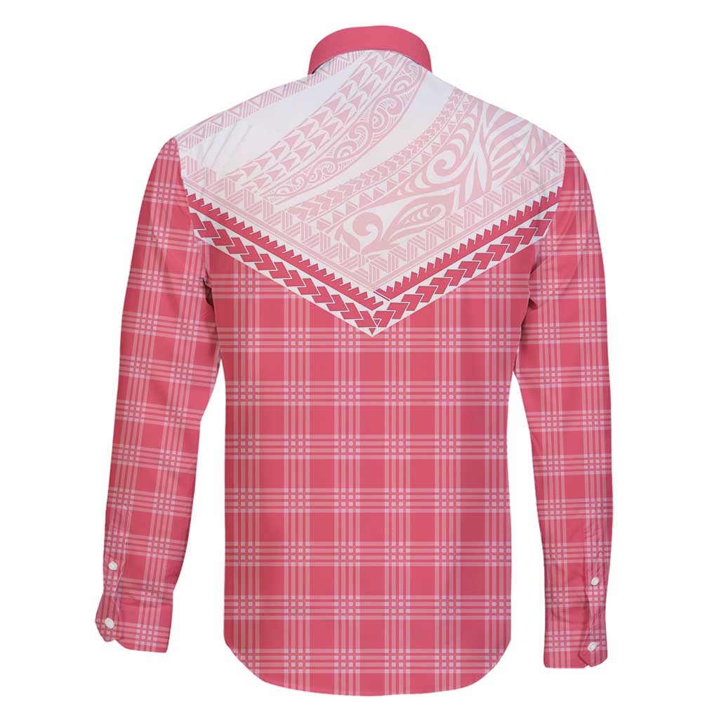 Aloha Hawaii Cowboys Paniolo Family Matching Summer Maxi Dress and Hawaiian Shirt Rose Palaka - Polynesian Pride