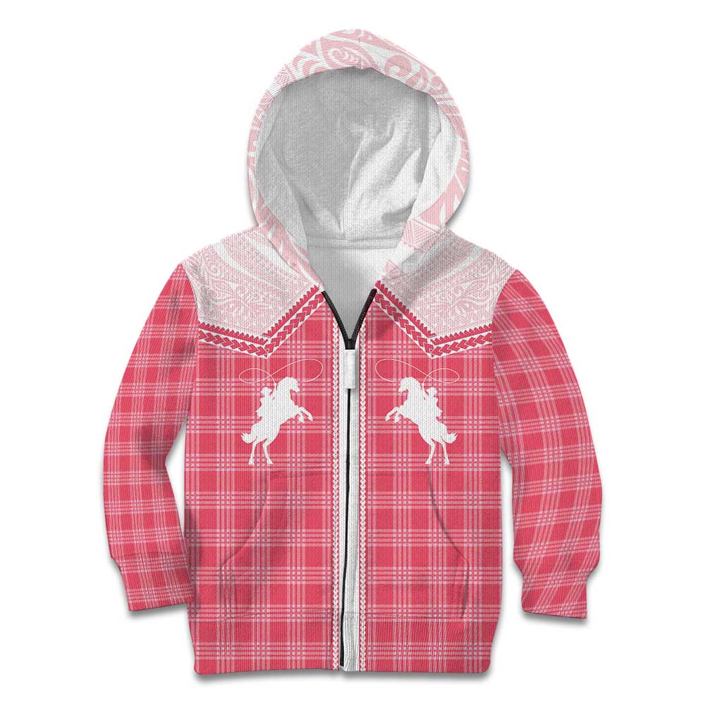 Aloha Hawaii Cowboys Paniolo Kid Hoodie Rose Palaka - Polynesian Pride