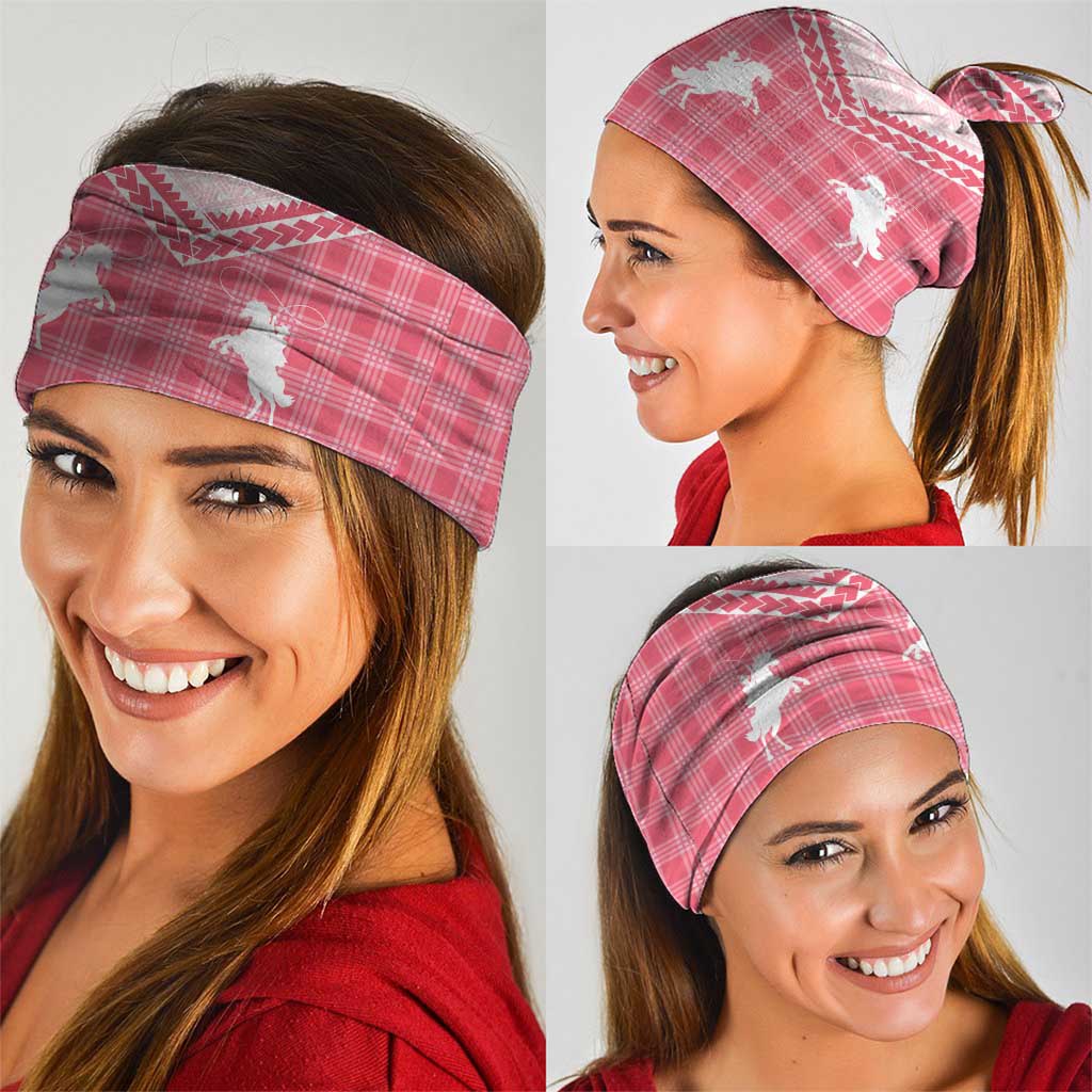 Aloha Hawaii Cowboys Paniolo Neck Gaiter Rose Palaka - Polynesian Pride