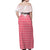 Aloha Hawaii Cowboys Paniolo Off Shoulder Maxi Dress Rose Palaka - Polynesian Pride