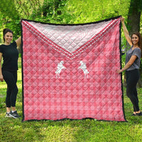 Aloha Hawaii Cowboys Paniolo Quilt Rose Palaka - Polynesian Pride