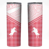 Aloha Hawaii Cowboys Paniolo Skinny Tumbler Rose Palaka - Polynesian Pride