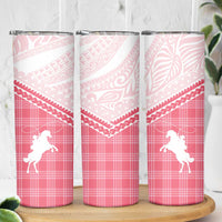 Aloha Hawaii Cowboys Paniolo Skinny Tumbler Rose Palaka - Polynesian Pride
