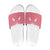 Aloha Hawaii Cowboys Paniolo Slide Sandals Rose Palaka - Polynesian Pride