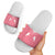 Aloha Hawaii Cowboys Paniolo Slide Sandals Rose Palaka - Polynesian Pride