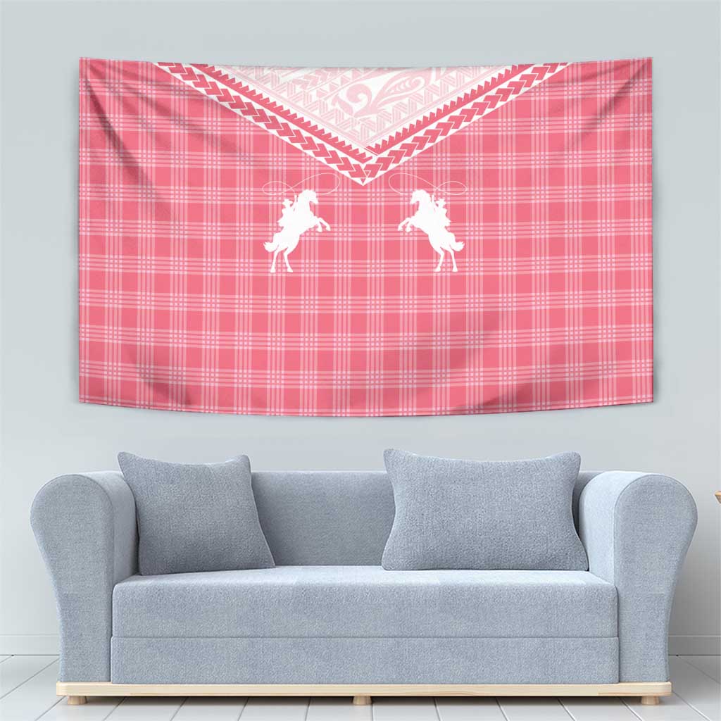 Aloha Hawaii Cowboys Paniolo Tapestry Rose Palaka - Polynesian Pride