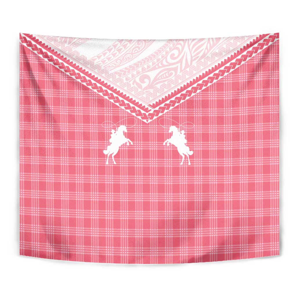 Aloha Hawaii Cowboys Paniolo Tapestry Rose Palaka - Polynesian Pride