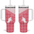 Aloha Hawaii Cowboys Paniolo Tumbler With Handle Rose Palaka - Polynesian Pride
