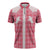 Aloha Hawaii Cowboys Paniolo Zipper Polo Shirt Rose Palaka - Polynesian Pride