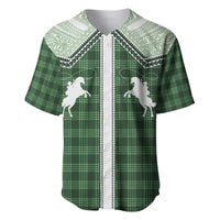 Aloha Hawaii Cowboys Paniolo Baseball Jersey Forest Green Palaka - Polynesian Pride
