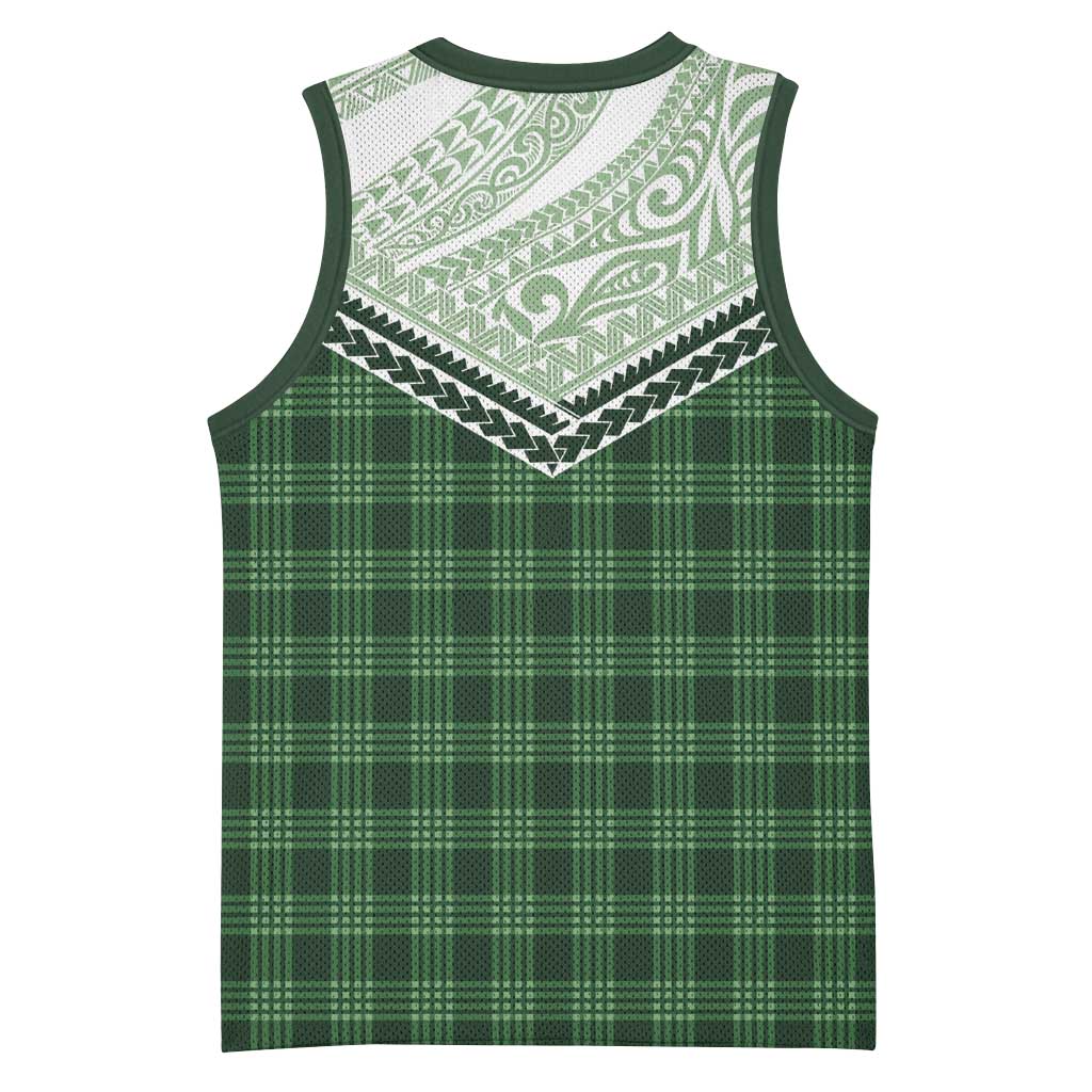 Aloha Hawaii Cowboys Paniolo Basketball Jersey Forest Green Palaka - Polynesian Pride