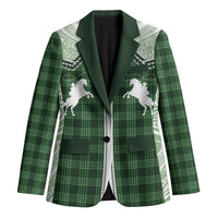 Aloha Hawaii Cowboys Paniolo Blazer Forest Green Palaka - Polynesian Pride