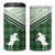 Aloha Hawaii Cowboys Paniolo 4 in 1 Can Cooler Tumbler Forest Green Palaka - Polynesian Pride