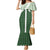 Aloha Hawaii Cowboys Paniolo Family Matching Mermaid Dress and Hawaiian Shirt Forest Green Palaka - Polynesian Pride