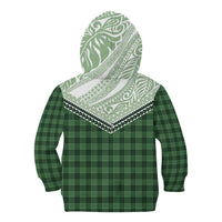 Aloha Hawaii Cowboys Paniolo Kid Hoodie Forest Green Palaka - Polynesian Pride
